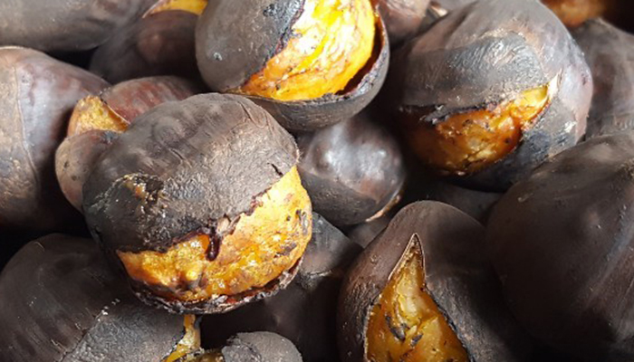 会津産焼き栗 | 会津さくらんぼ村